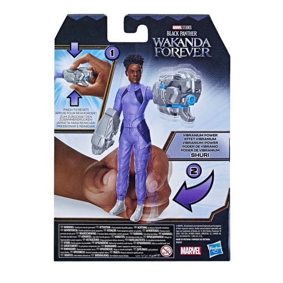 1 SHURI Black Panther Wakanda Forever 6” Action Figure - Marvel Vibranium Power - Picture 3 of 5